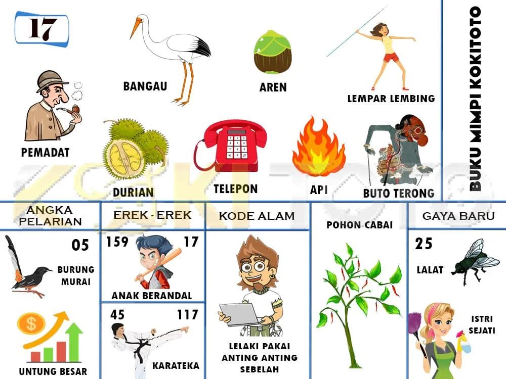 Buku mimpi 17