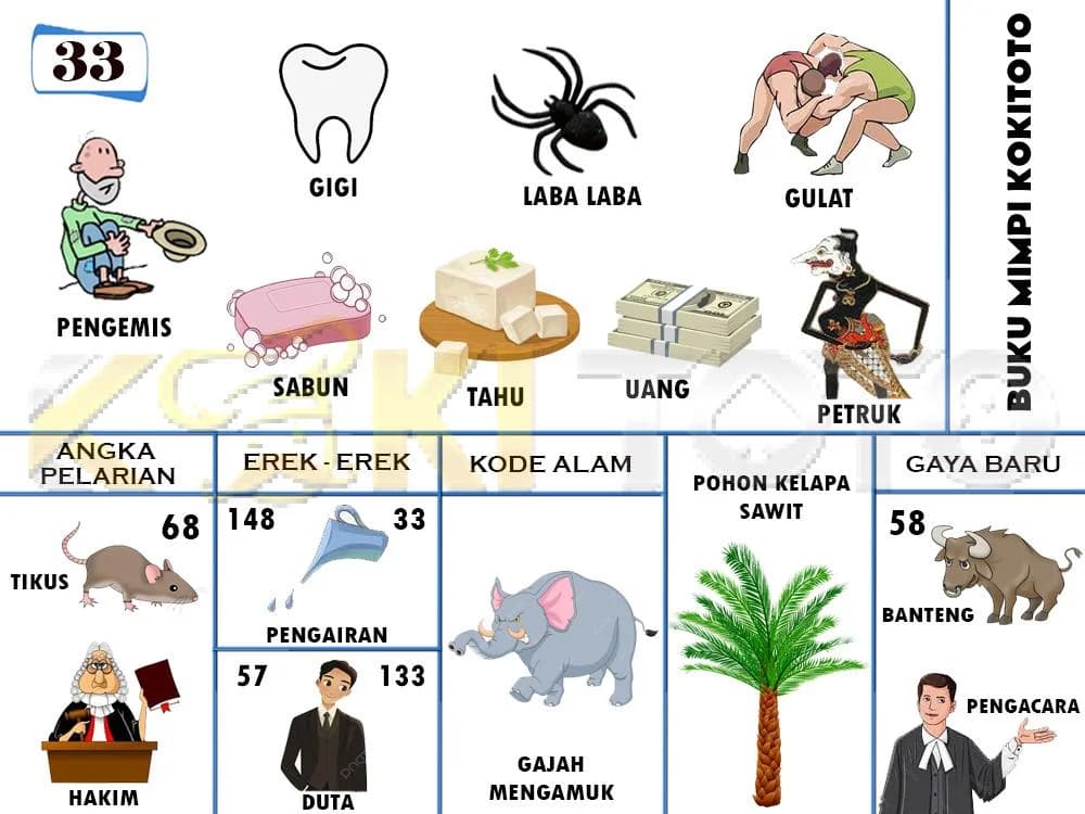 Buku mimpi 33