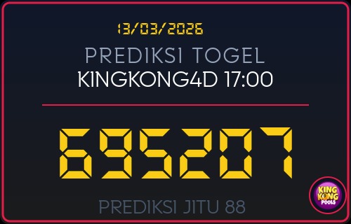 Prediksi Togel Kingkong4D 17:00 13/03/2026 dengan Susunan Angka Pilihan